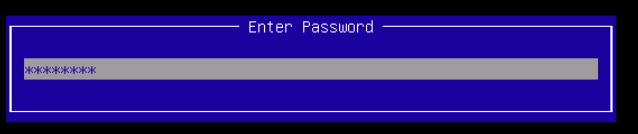 Boot password 