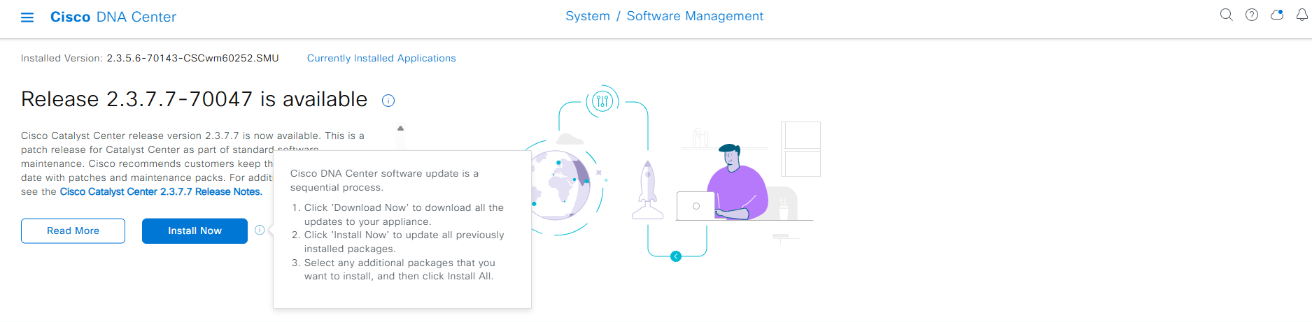 System upgrade