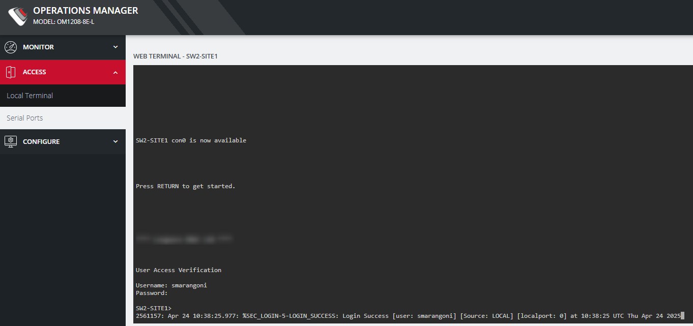 Serial ports